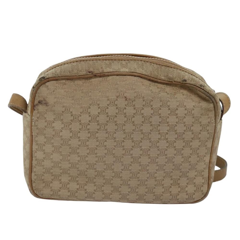 CELINE Macadam Canvas Shoulder Bag Beige - Picture 2 of 16